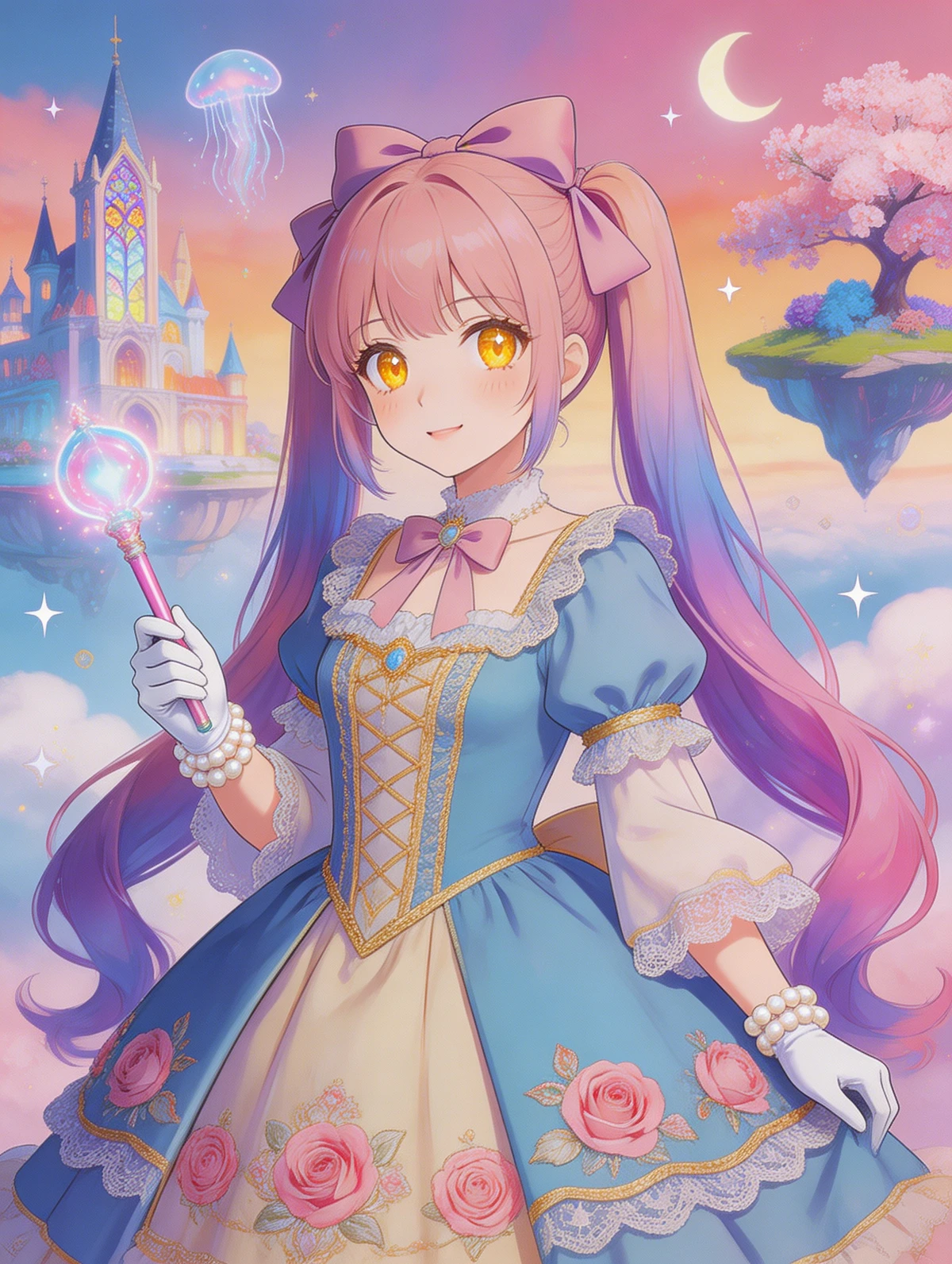 动漫线稿提取前示例图片