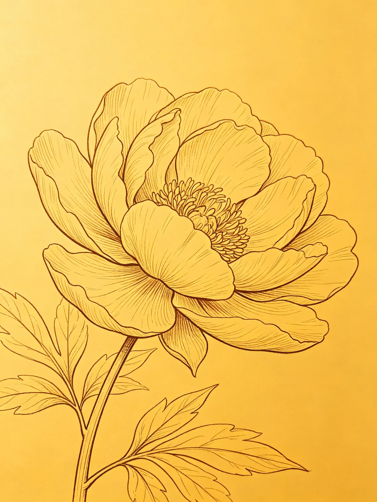 植物线稿壁纸示例1