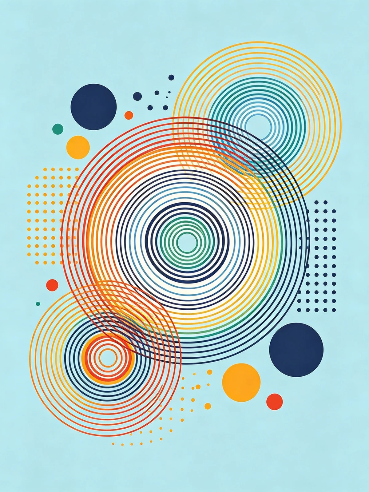 几何线稿壁纸示例1