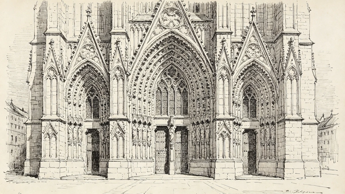 建筑线稿生成示例1