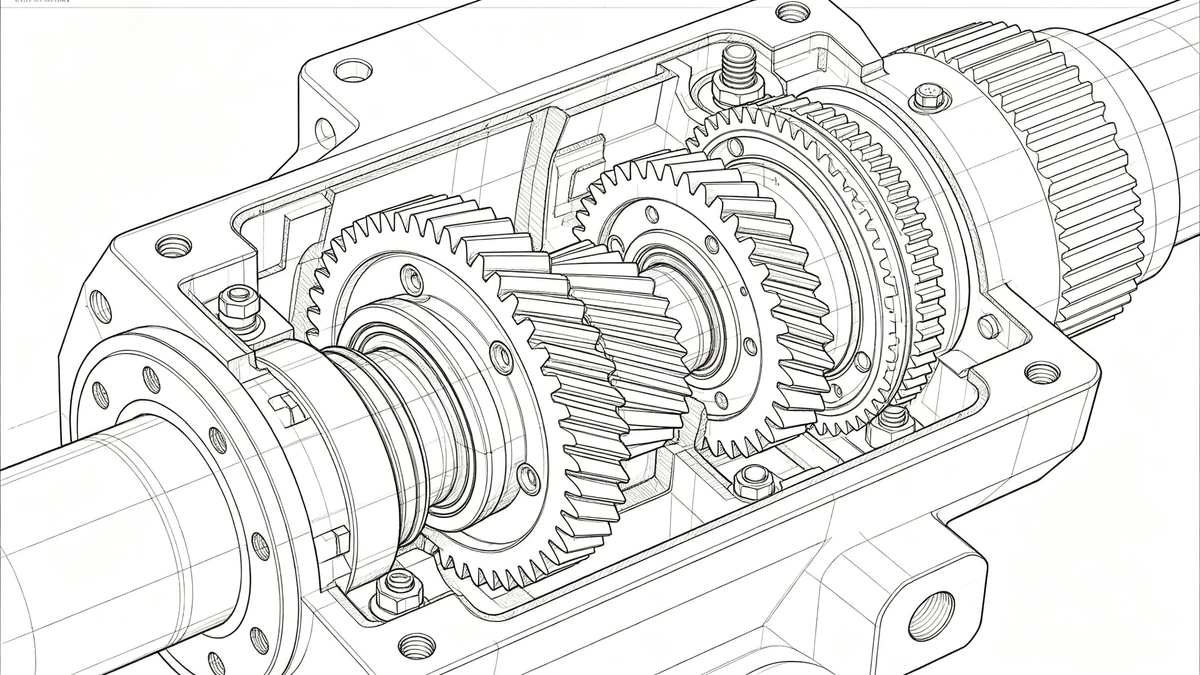 机械线稿生成示例1