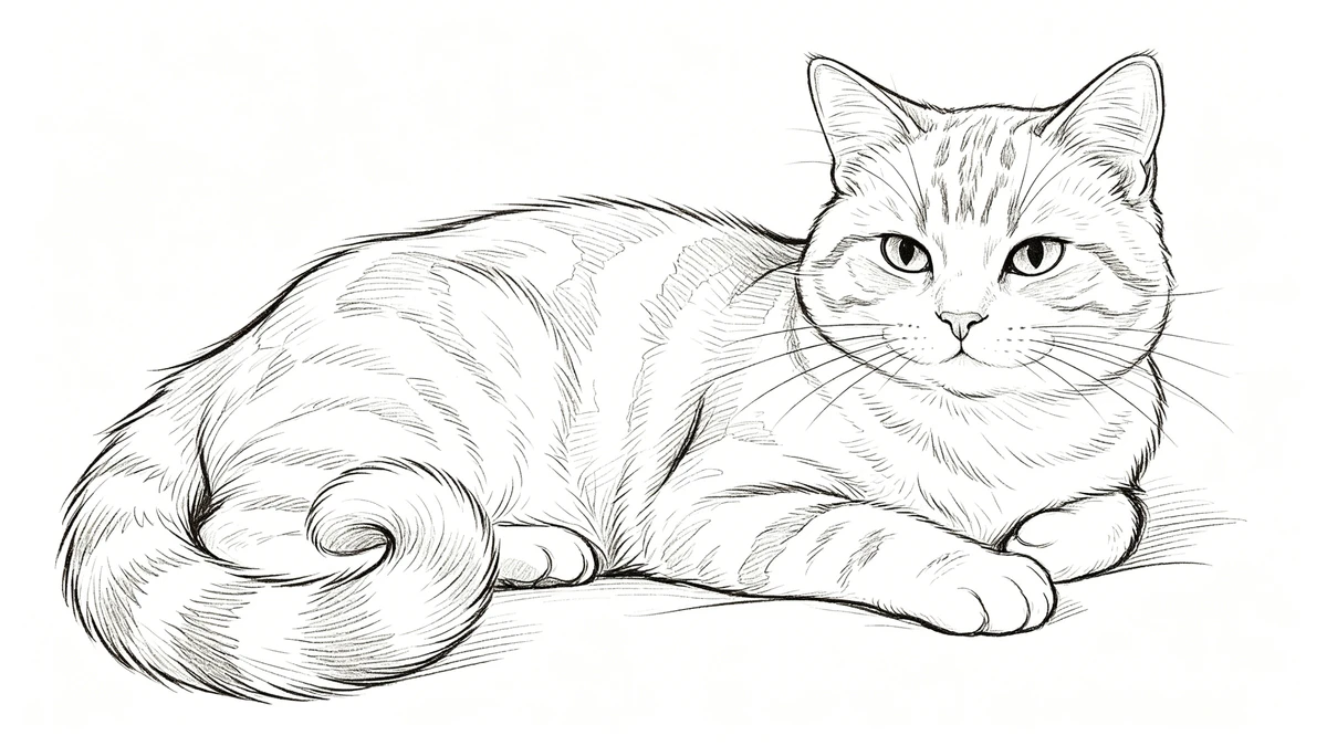 动物线稿生成示例1