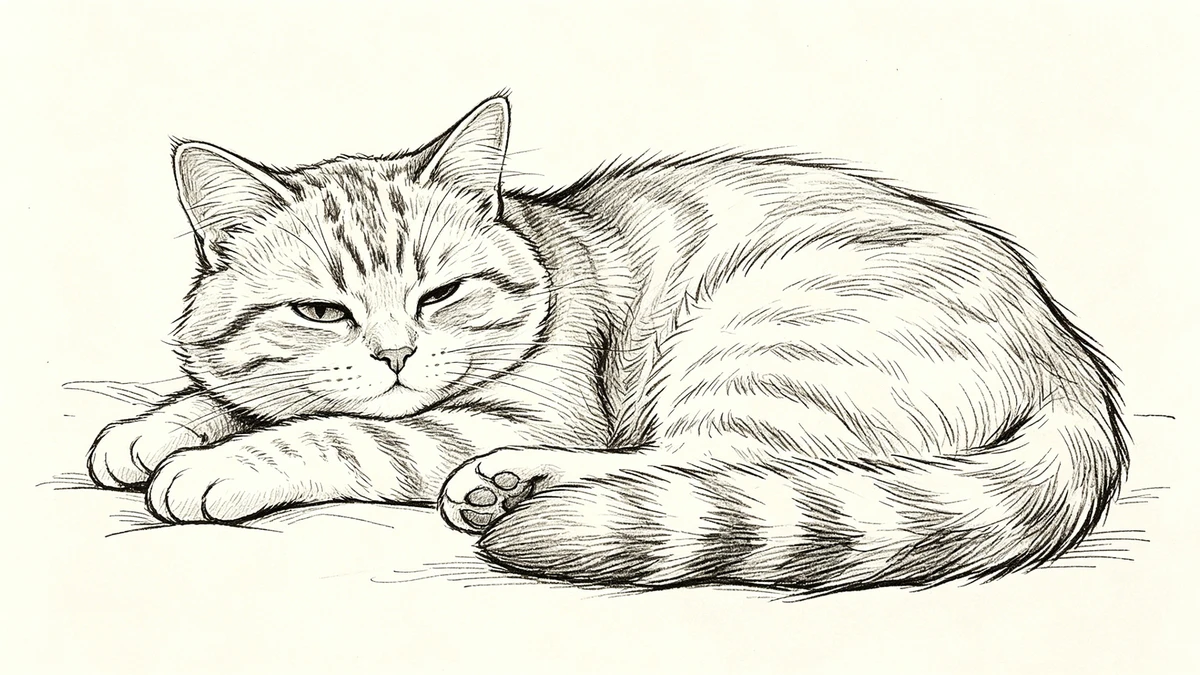 动物风格线稿生成示例1