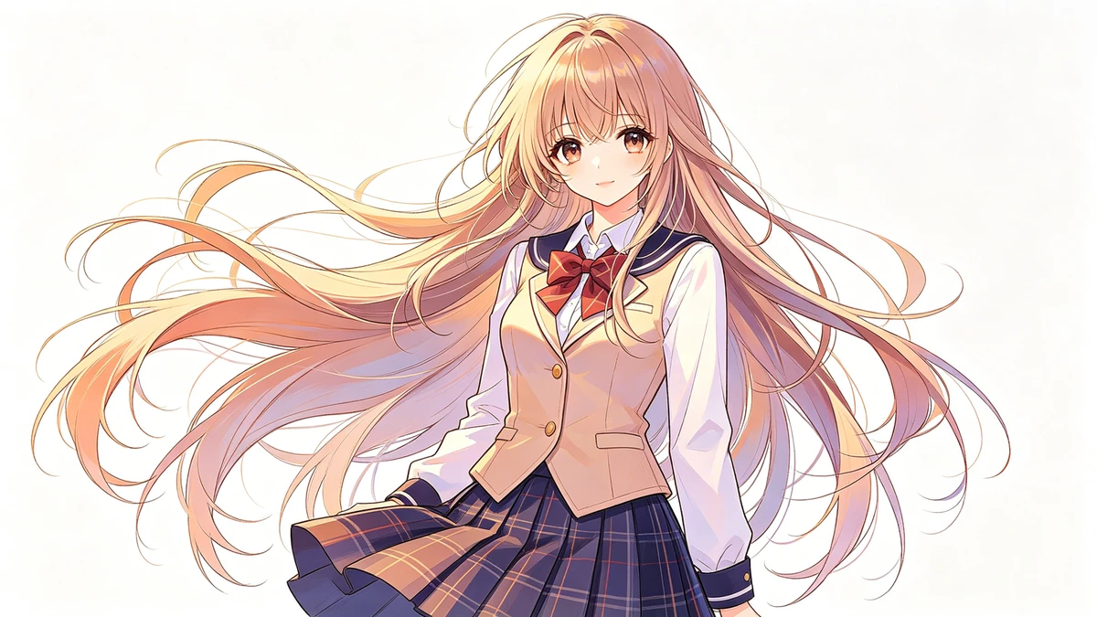 人物线稿风格示例1