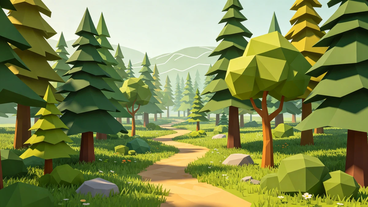 场景线稿风格示例1