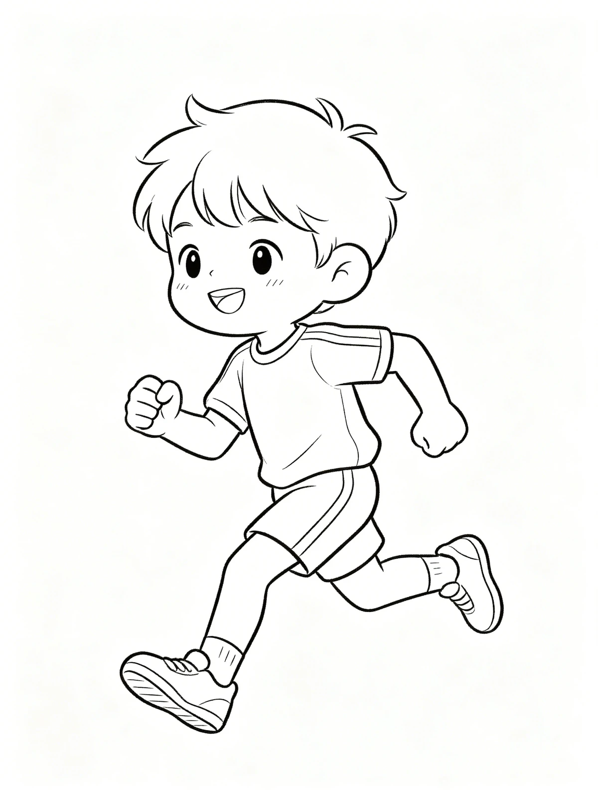 Q版卡通线稿示例1