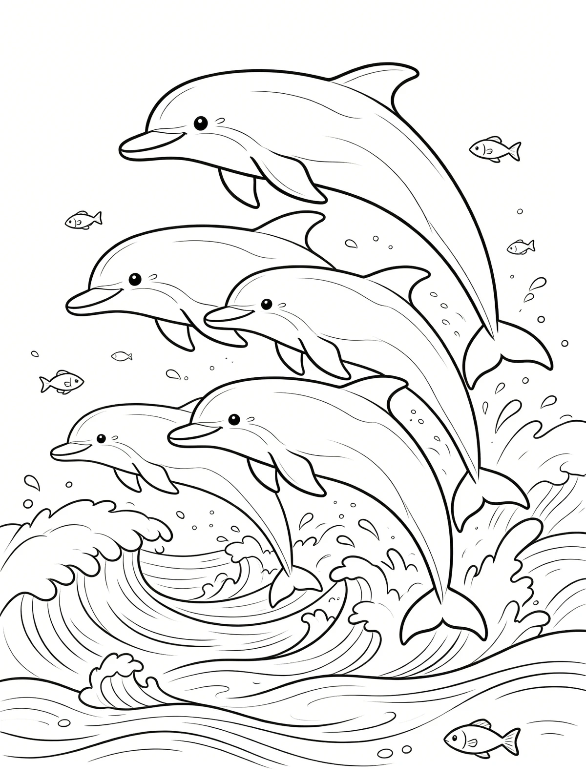 动物主题线稿生成示例1