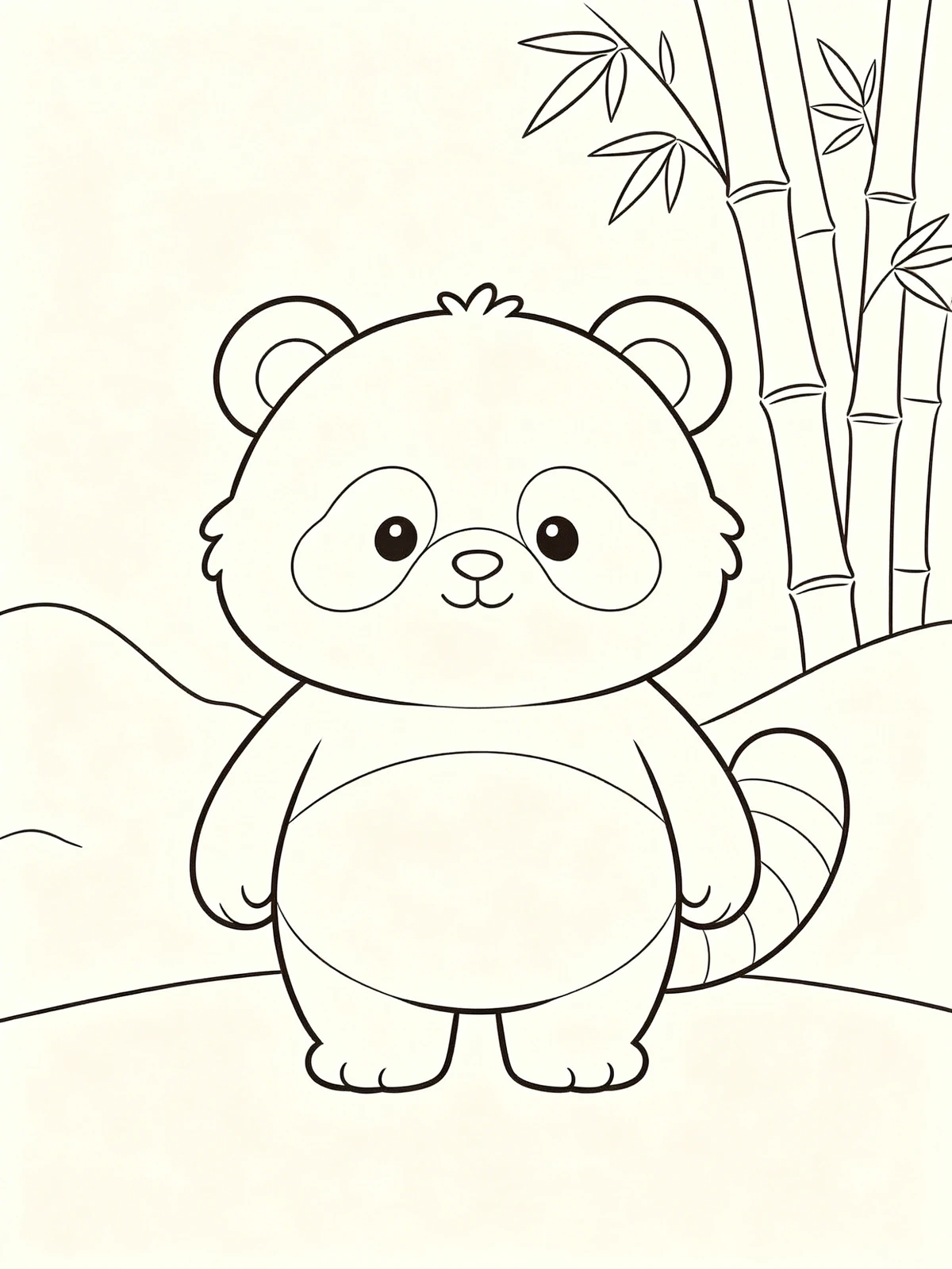 卡通简笔画线稿生成示例1