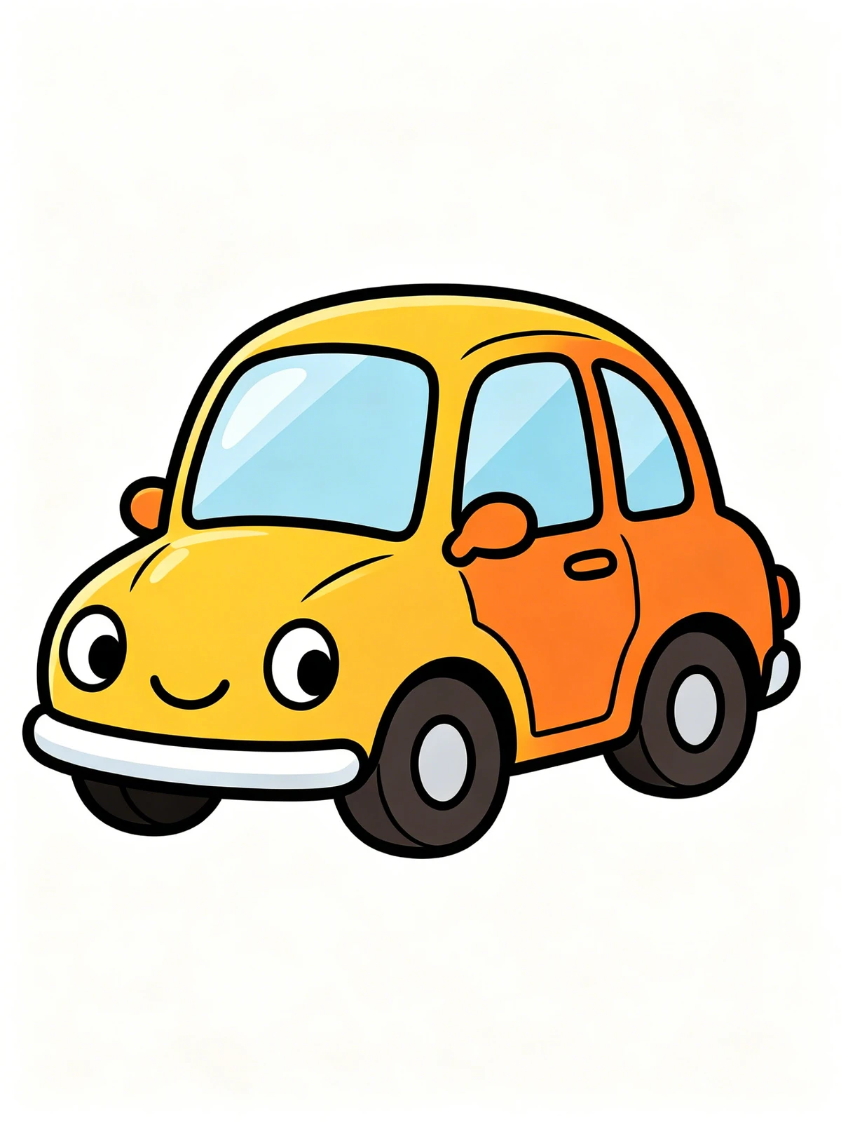 儿童涂色线稿生成示例1