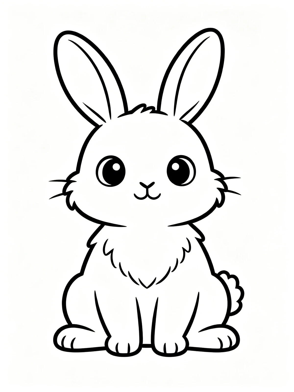 儿童涂色线稿生成示例1