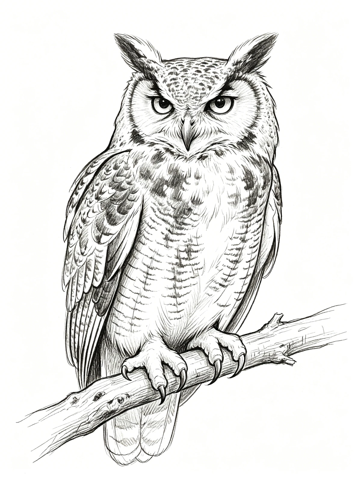 自然主题线稿生成示例1