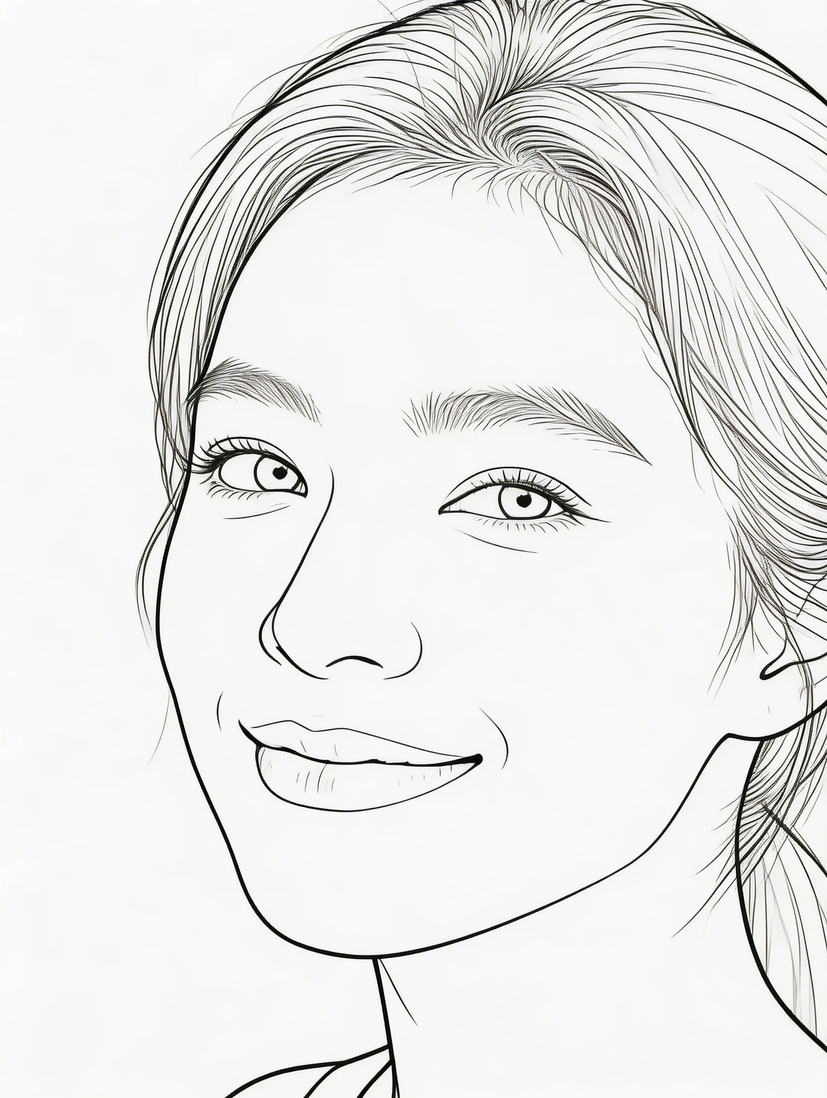 照片转线稿前示例