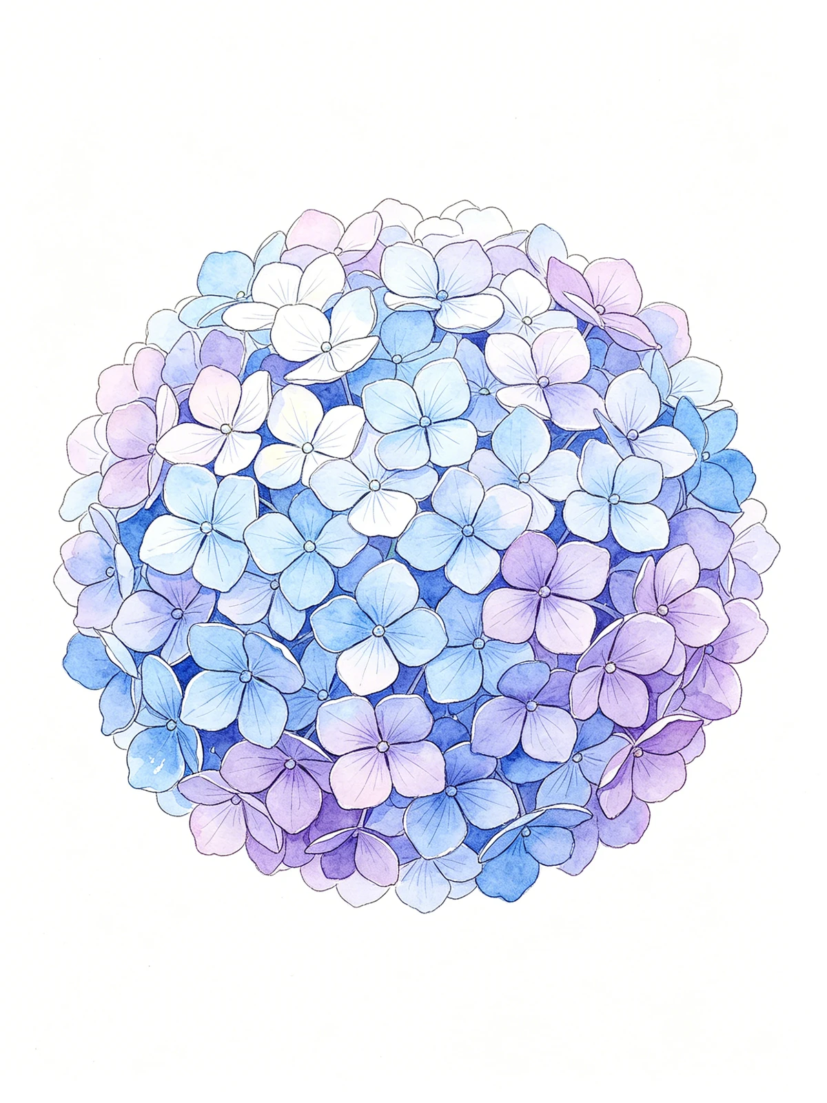 淡彩渲染线稿示例1