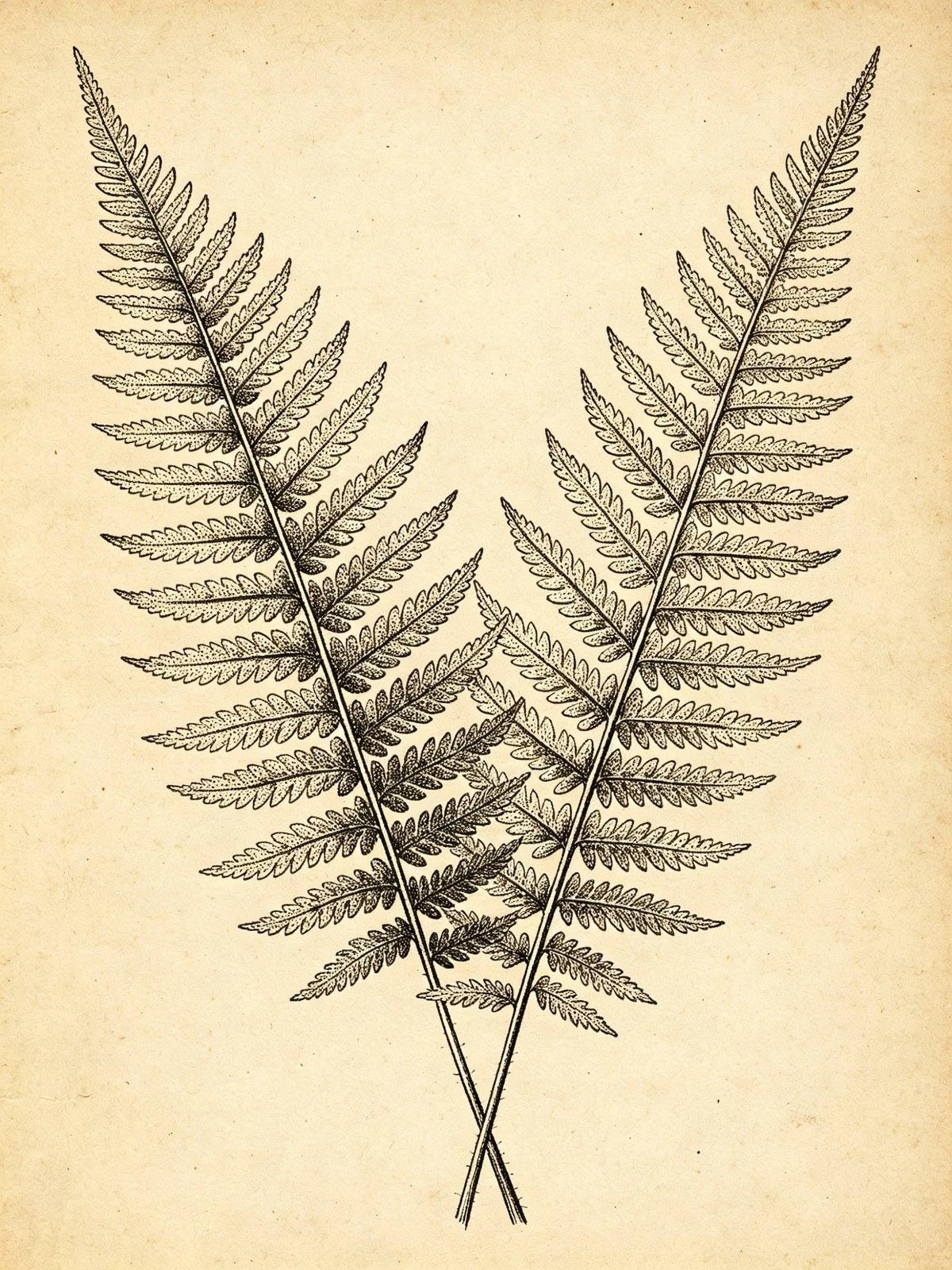 复古植物图鉴示例1