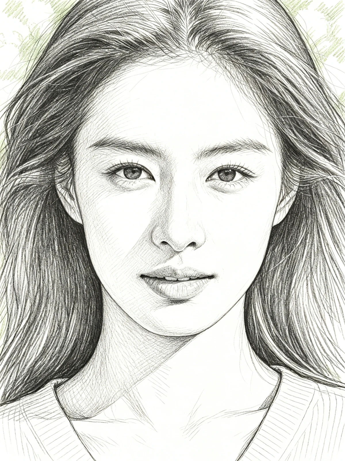 照片转素描线稿前示例图像