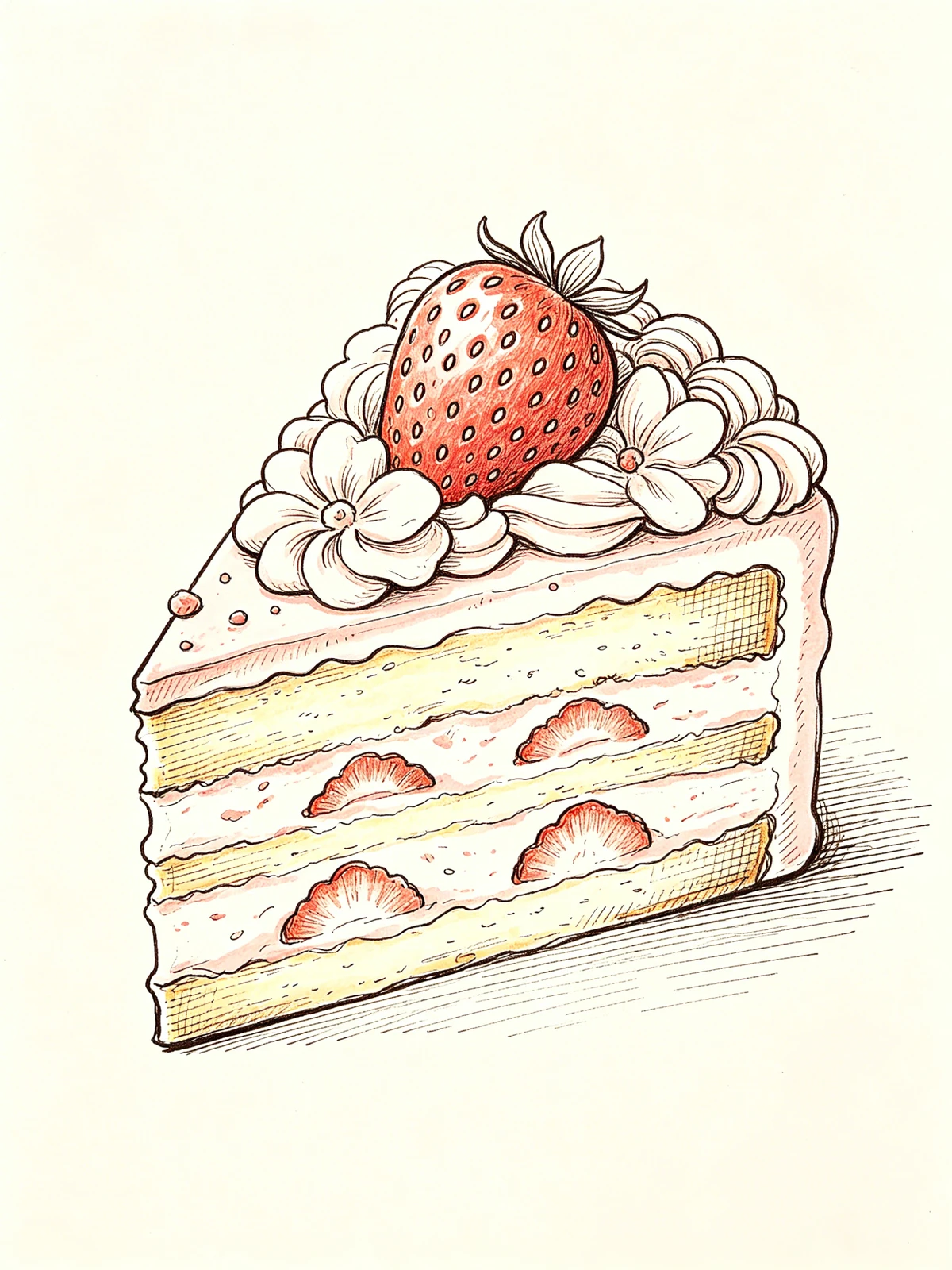 食物涂鸦线稿示例1