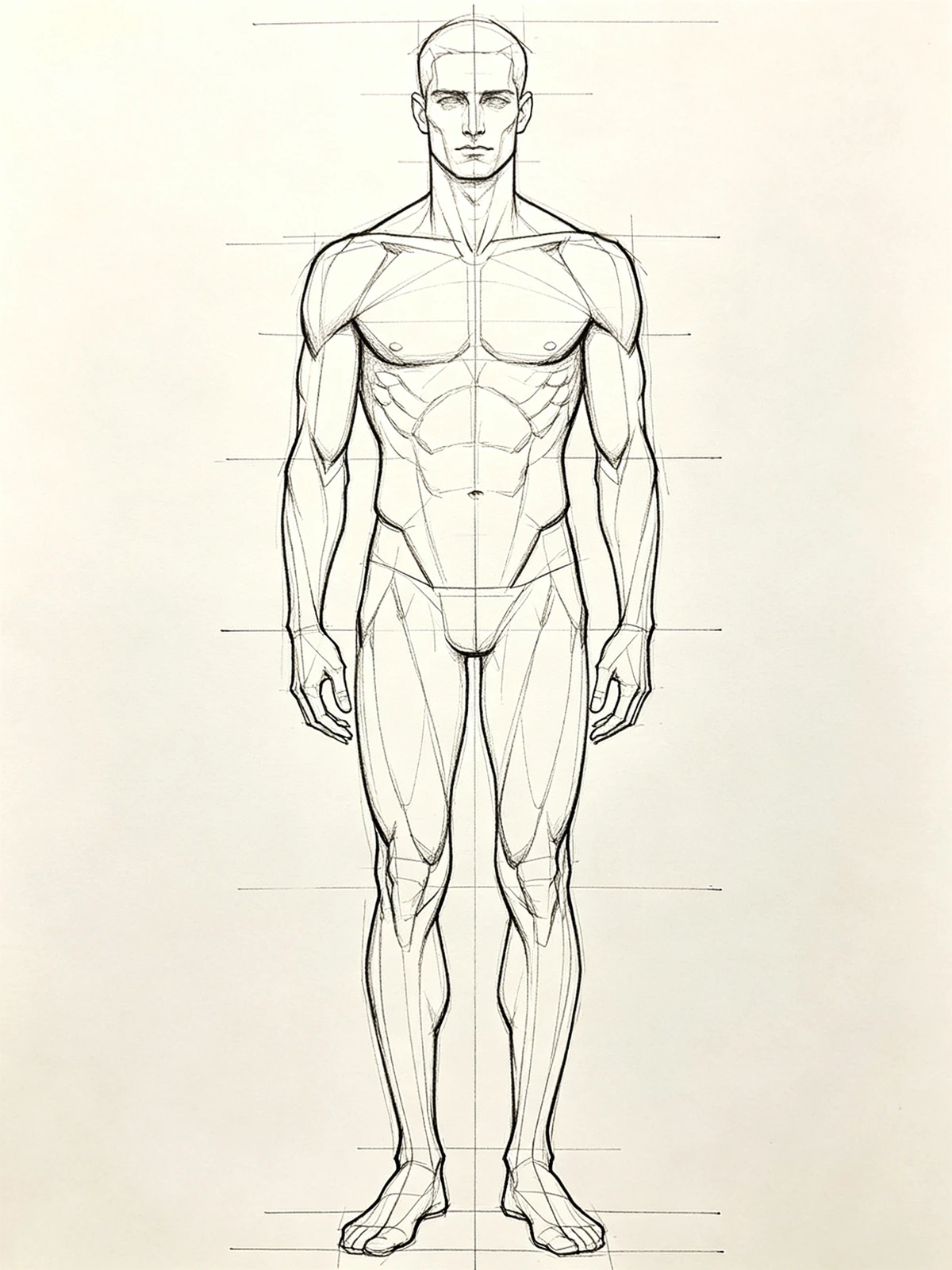 结构素描线稿示例1