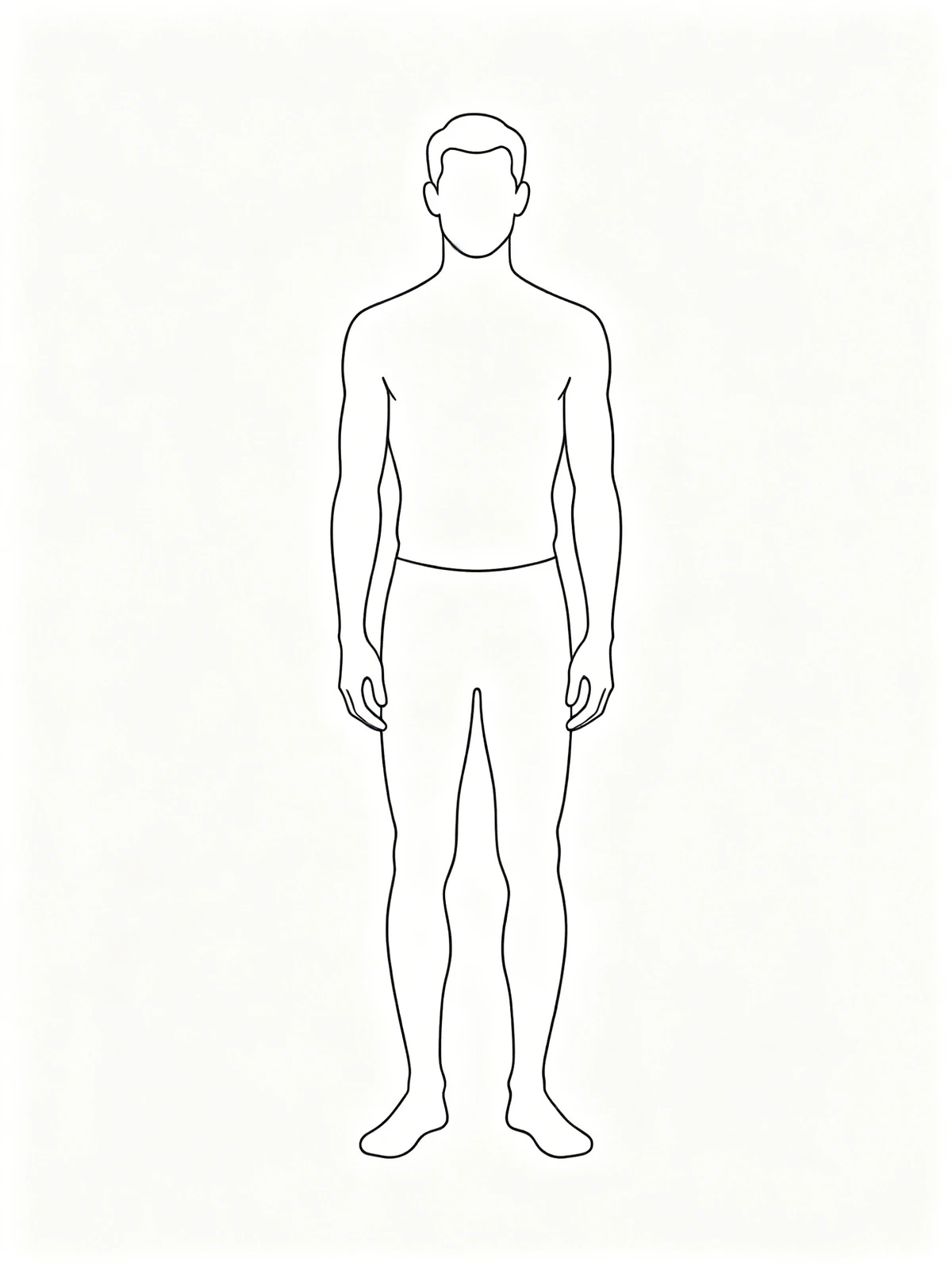 极简线条线稿示例1