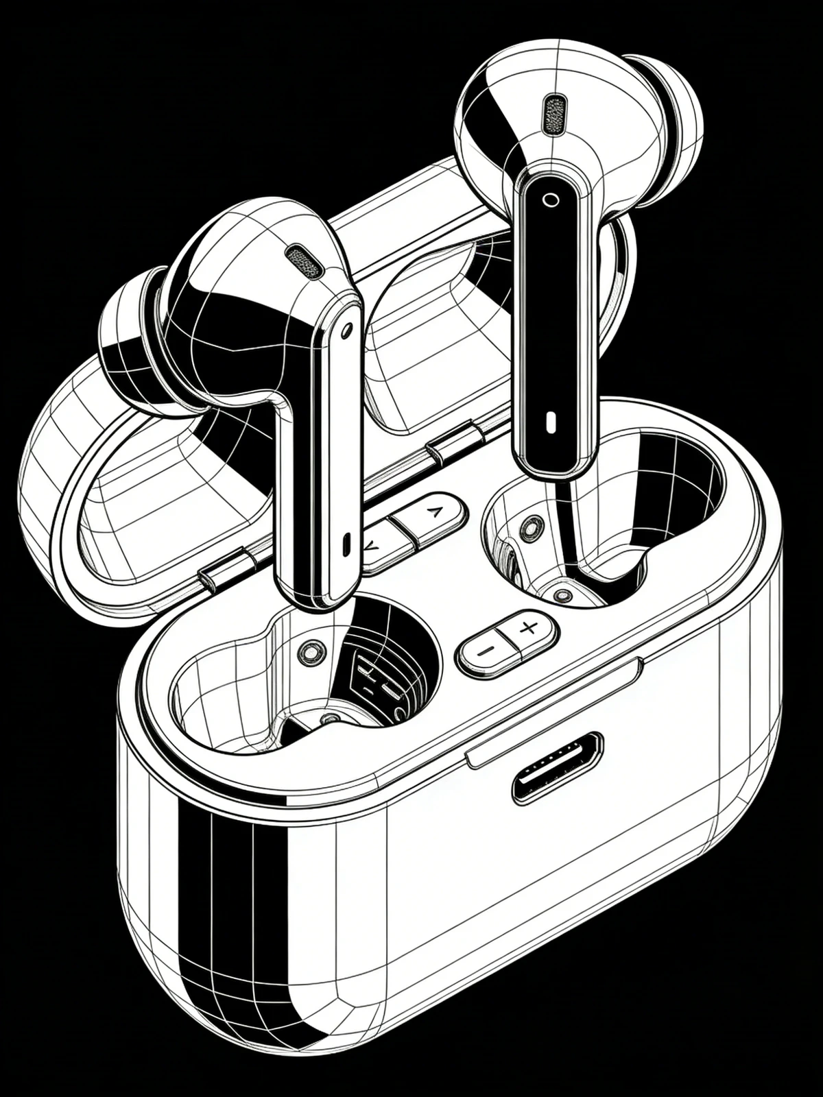 产品线稿生成示例1