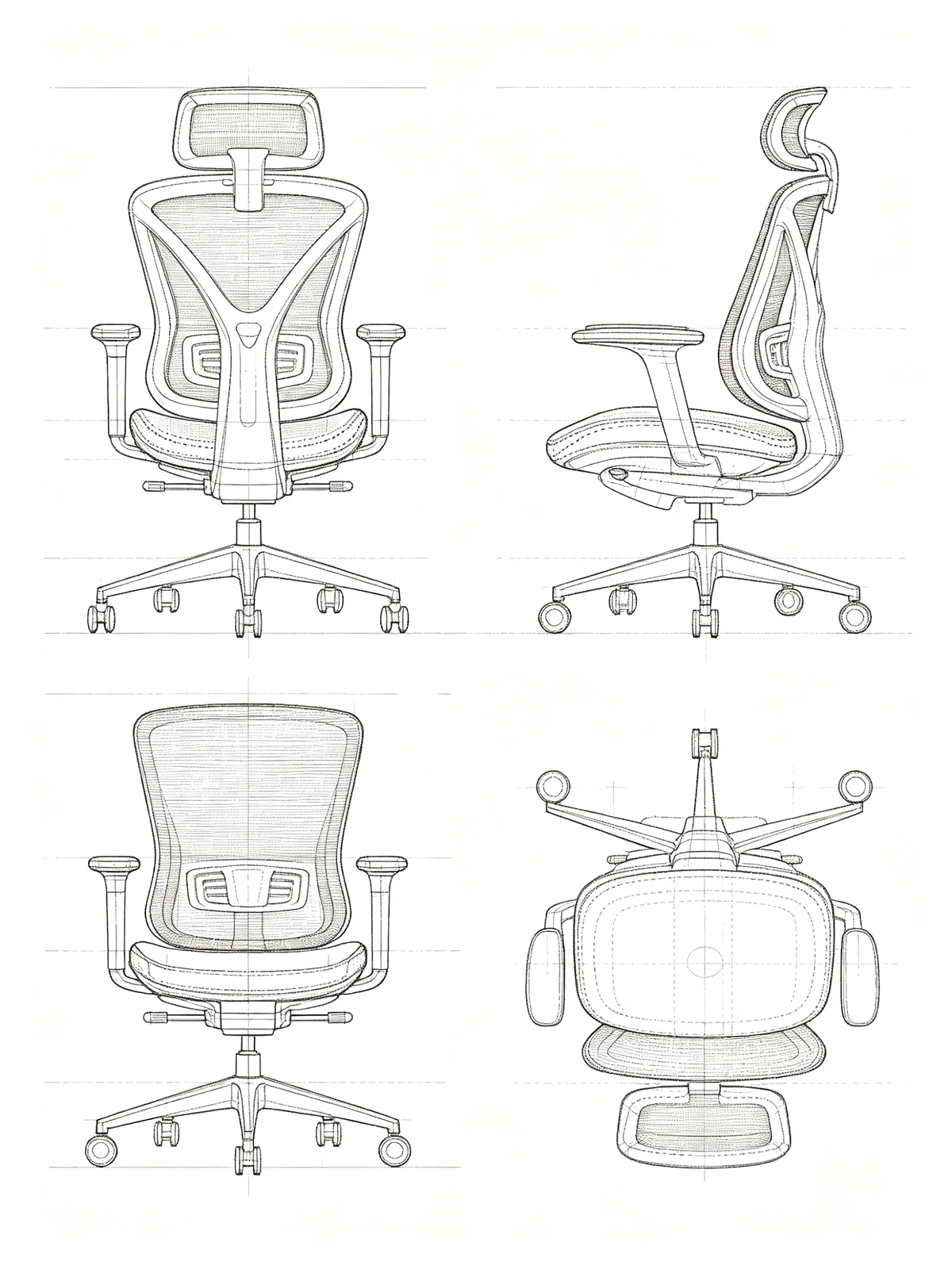 产品线稿生成示例1
