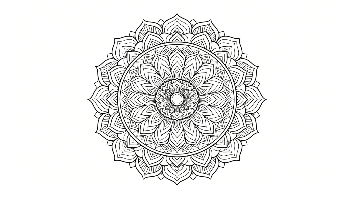 几何抽象线稿壁纸生成示例1