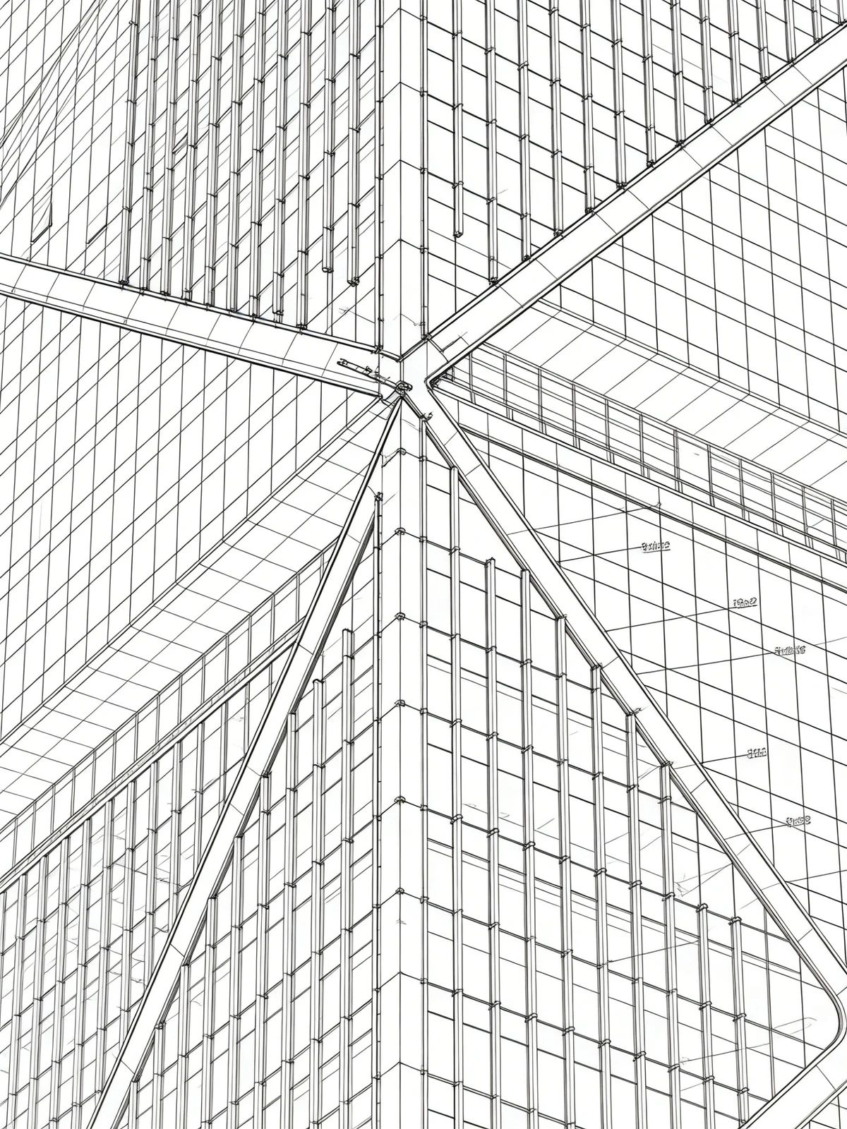 建筑照片转线稿前示例照片