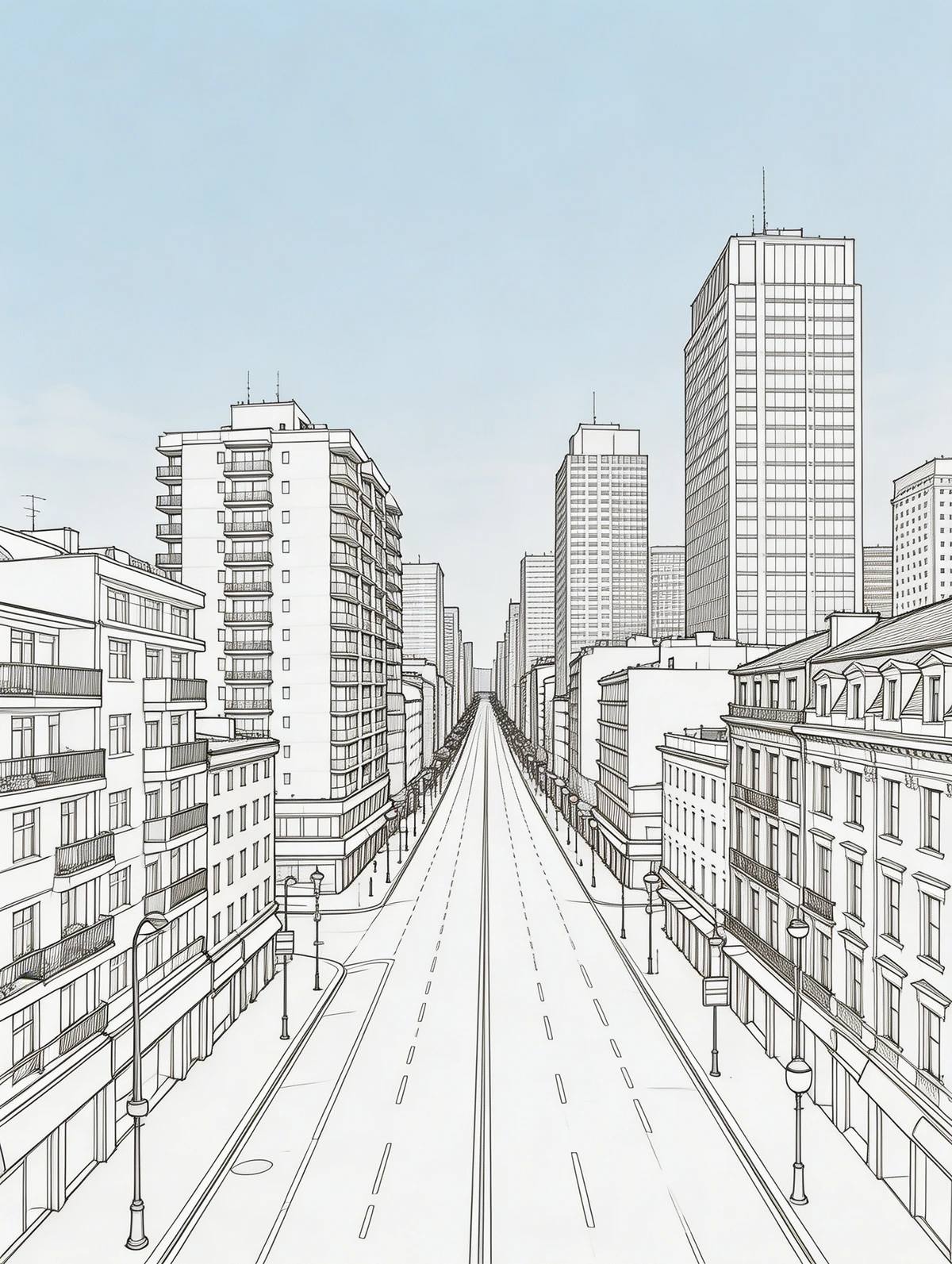 建筑照片提取线稿前示例照片