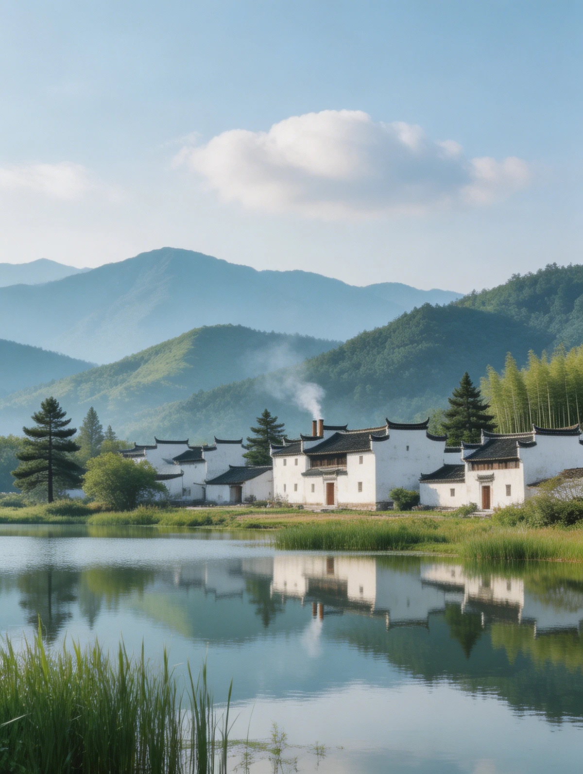 风景照片提取线稿前示例照片
