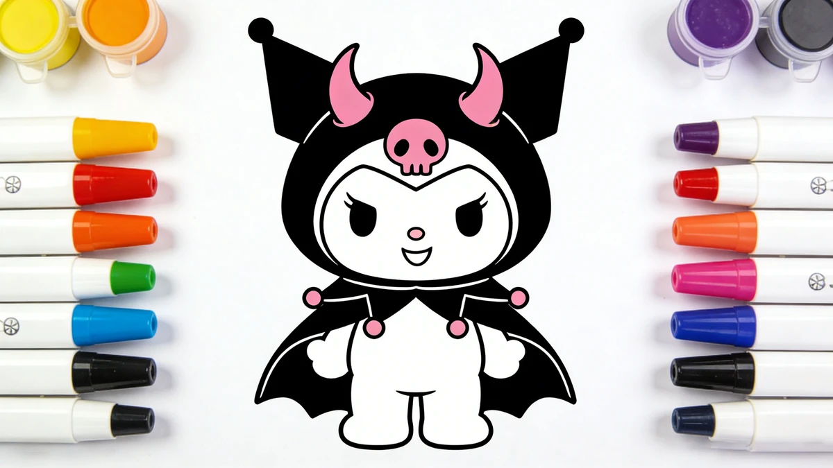 库洛米线稿示例1