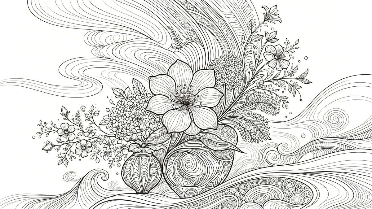 艺术线稿提取前示例图片